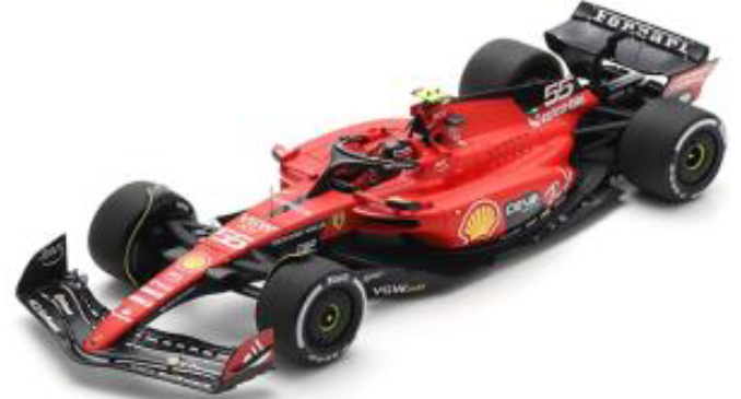 LS18F1054 1/18 Scuderia Ferrari SF23 No.55 Scuderia Ferrari Winner Singapore GP 2023 Carlos Sainz